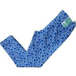 Old Navy NWT  Pixie in Blue White Floral Print Mid-Rise Stretch Crop Pants 2 Photo 0