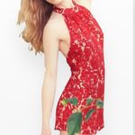 Missguided Red Lace Romper Size 6 Photo 1
