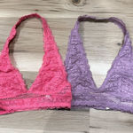 Victoria's Secret Victoria’s Secret Bralettes Set of 2 Pink Purple Women’s XS Photo 0