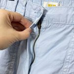 Anthropologie Maeve Tapered Cargo Pants in Iris Blue Cropped Women's Size 4 Photo 8