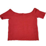 BP Women's Cherry Red Bandeau Neck Smocked Top Plus Size 4X NWT Photo 2