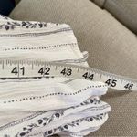 Sugar & cream Jumpsuit L white Blue flowy Ruffle Sleeveless Wide Leg Size L Photo 8