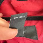 Alfani  Red Nylon Cotton Collared Snap Up Lined Spring Fall Jacket Size L Photo 7