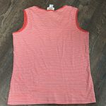 Talbots  100% Cotton Orange Stripped Tank Top 
Size X NEW‎ Photo 3