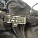 Blue Blush Black Corset Top Rouched Mini Dress Photo 3