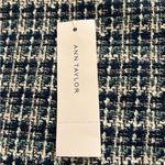 Ann Taylor Blue Tweed Fringe Boatneck Pullover Top Size 8 New with Tags 98.00 Photo 9