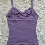 Iz Byer Tank Top Women’s Vintage Cami Ruched V-neck Spaghetti Strap Y2K Purple L Photo 2