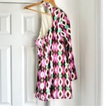 ZARA  Geometric Patterned One Shoulder Dress Photo 5