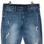 Just USA Raquel Distressed Scissor Hem Cropped Skinny Jean size 14/32 Photo 2