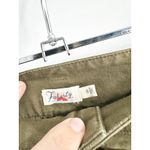 Faherty Palos Verdes Military Olive Green Belted Tie Waist Utility Mini Skirt 8 Photo 3