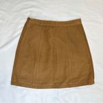 Hollister Y2K Mid-2000s Lace-Up Faux Suede High Rise Mini Skirt - Brown - 0 Photo 8