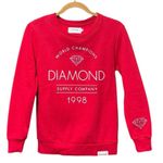 Diamond Supply Co. 1998 World Champions Crewneck Sweatshirt XS Red NWOT Photo 0