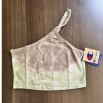 Champion NWT  Women’s Unity Tie Dye Everyday Asymmetrical Crop Top Size Medium Photo 1