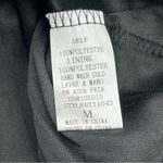 Savanna Jane Long Sleeve Babydoll Top Black Silver Tinsel‎ Size Medium Black Photo 2