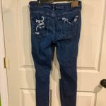 American Eagle  blue distressed skinny Photo 6
