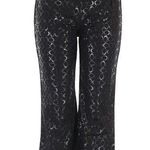 Anna Black cropped Hip huggers vintage 70s Dress Pants Size 1X Plus Size Photo 0