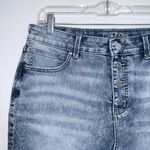 Maurice's  Everflex High Rise Button Fly 5” Shorts Medium Wash Denim Photo 2