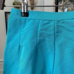 Vintage 60s Ilene Ricky Mod Print Outfit Blouse Cigarette Pants XXS Blue Photo 7