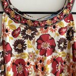 Antonio Melani  Floral Print Halter Neck Top, 100% Silk Blouse, Size Large Photo 5