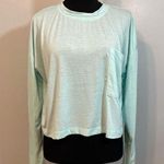 Marc New York  Long Sleeve Boxy Crop Pocket T-Shirt Photo 0