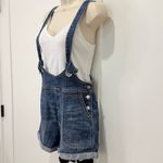 Pilcro Anthropologie Slouchy Denim Overalls Shortalls Size 27 Boho Chic Country Photo 6