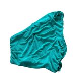 Sollinarry Green One Shoulder Cropped Shirt Large Photo 4