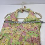 Lilly Pulitzer Halter Dress 12 Carmen Fillies Lillies Derby Horse VINTAGE Y2K Photo 3