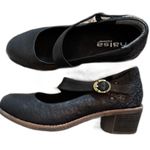 Halsa | Mia Leather Mary Jane Pumps Women's Size 8 W Comfort Casual Heel Shoes Black Photo 1