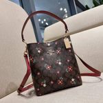 Coach Small Town Bucket Bag In Signature Canvas With Heart Petal Print c7975 Photo 1