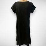 Eileen Fisher EILEEN‎ FISHER Women's Silk Elegant Black Button-Down Shift Dress Medium | GUC Photo 1