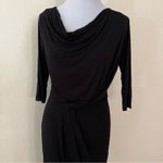Sanctuary  Black Dasha Draped Jersey Dress NEW SMALL Photo 1