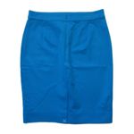 J.Crew NWT Petite No. 2 Pencil in Prussian Blue Bi-stretch Cotton Skirt 6P Photo 3