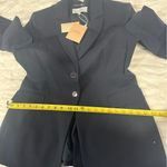 Pearl By Lela Rose Size 14 Neutral Navy Blue Long Sleeve Two Photo 11