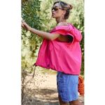 Free People  Movement Recreation Reversible Hooded Puffer Vest Sour Cherry Medium Photo 3