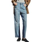 ZARA  High Rise Medium Wash Wide Leg Jeans Size 2 Photo 1