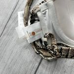 Shade & Shore Women's Light Lift Square Neck Bralette Bikini Top Beige Size 32B Photo 7