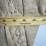 Banana Republic Cardigan M Beige Silk Cotton Open Knit Boho Cottagecore Layering Photo 5