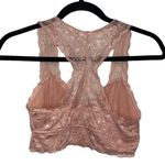 French affair  Lace T Back Bralette Set of Two One Coral & One Pink Photo 1