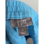 J.Jill XL Shorts 100%β Linen Ocean Blue Coastal Minimalist Beach Photo 1