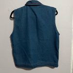 Dress Barn Denim Floral Vest Photo 4