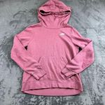 Nike Hoodie Womens Size S Pink Kangaroo Neck Pink Pockets Preppy Logo Athletic Photo 0