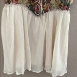 Cider  Floral Lace-Up Blouse with Cream Skirt Photo 7