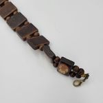Vintage The Legend of the Dreamcatcher Wooden Native American Tile Bracelet 7" Brown Photo 8