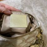Coach Kristin Op Art Shoulder Bag Pink Cream Sequin Convertible Strap #16791 Photo 11