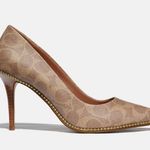 Coach  Samantha Signature Coated Canvas Dress
Pumps NEW Photo 3