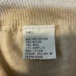 FATE The Label x Stitch‎ Fix Peter Knit Poncho Sweater Cream Wool Blend Photo 8