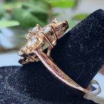 Gold Filled Crystal Flower Ring Photo 2