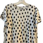 UT Uniqlo Women's XS Black Polka Dot Scandinavian Knee Length Dress Flaw Photo 1