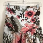 Vibe Sportswear Floral Tropical White Pink Green Strapless A Photo 1