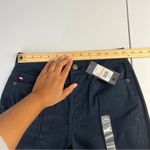 Tommy Hilfiger  Lafayette Navy Blue Stretch High Rise Flare Pants NWT Size 2 Photo 12